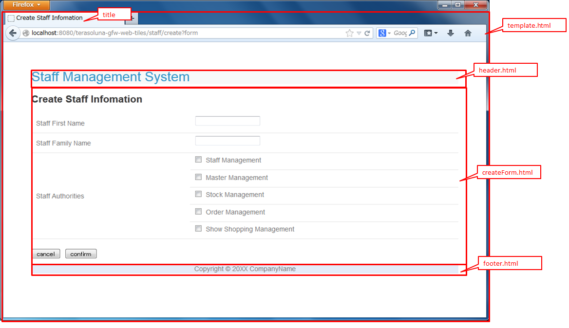 4 12 Thymeleafにおける画面レイアウト Macchinetta Server Framework 1 X Development Guideline 1 8 0 Release Documentation